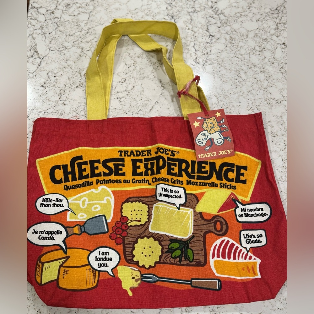 Trader Joe's Cheese Tote Bag